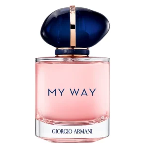 شیشه عطر زنانه جورجیو آرمانی مای وی با طراحی شیک و رنگ صورتی